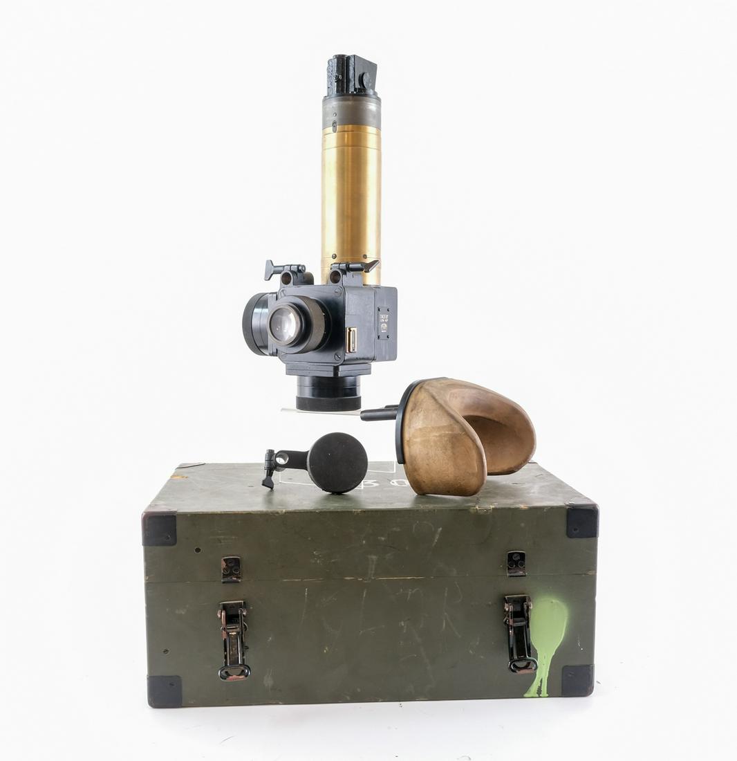 Carl Zeiss WWII Swedish Panzer Tank Sight: Description Original German Optic by Carl Zeiss. Heavy Bronze Periscope, with Original case and viewer. Originally pruchased from Deutsche Optik in 2004. Amazing time-capsule condition, with paperwork