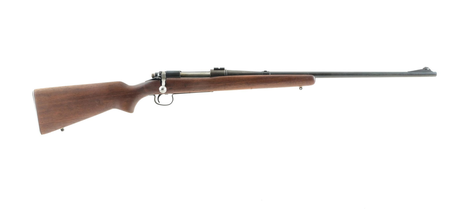 Remington 721 .270 Win Bolt Action Rifle: Description Remington Model 721 in .270 Winchester with a four round internal magazine capacity and a 24" barrel. Remington serrated metal butt plate. Smooth wood stock and front foregrip. Blued recei