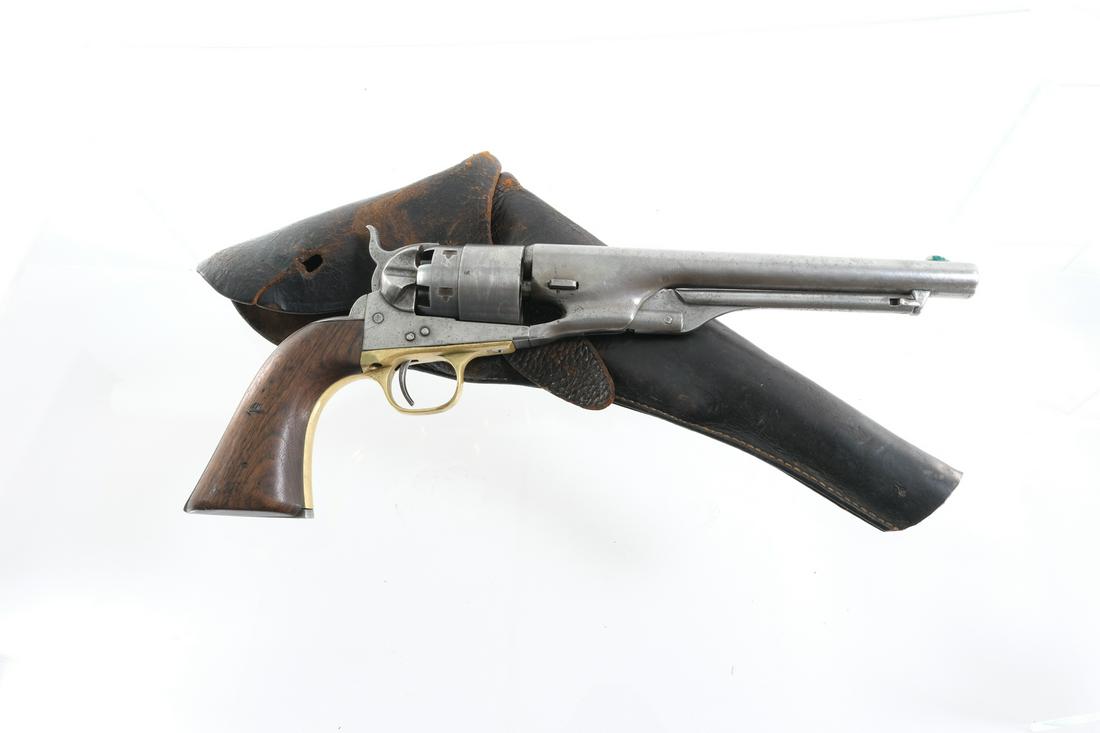 Colt 1860 Army 44 BP Revolver: Description Colt 1860 Army Black Powder percussion muzzle loader in .44 caliber with a six round cylinder capacity with a 8" barrel. Matching Serial numbers on Barrel, Frame, and trigger guard. Smooth