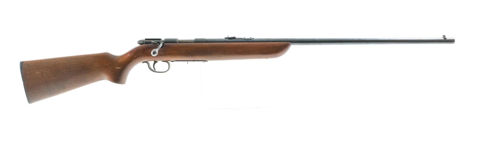Remington 511 The Scoremaster 22 Cal Bolt Rifle: Description Remington Model 511 The ScoreMaster in .22 Short, Long and Long Rifle missing its removable magazine with a 25" barrel. Checkered black composite butt plate. Blued guard, receiver and barr
