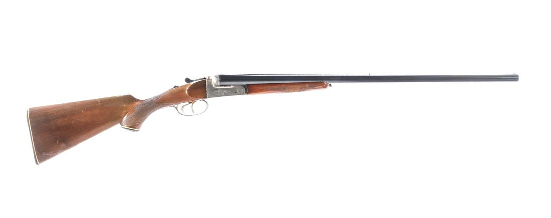 Davidson 63B 20Ga SxS Shotgun: Description Davidson Firearms Company Model 63-B in 20 gauge with a two round capacity and a 26" side by side barrel. Checkered composite butt plate. Checkered wood stock and front foregrip. Blued eng