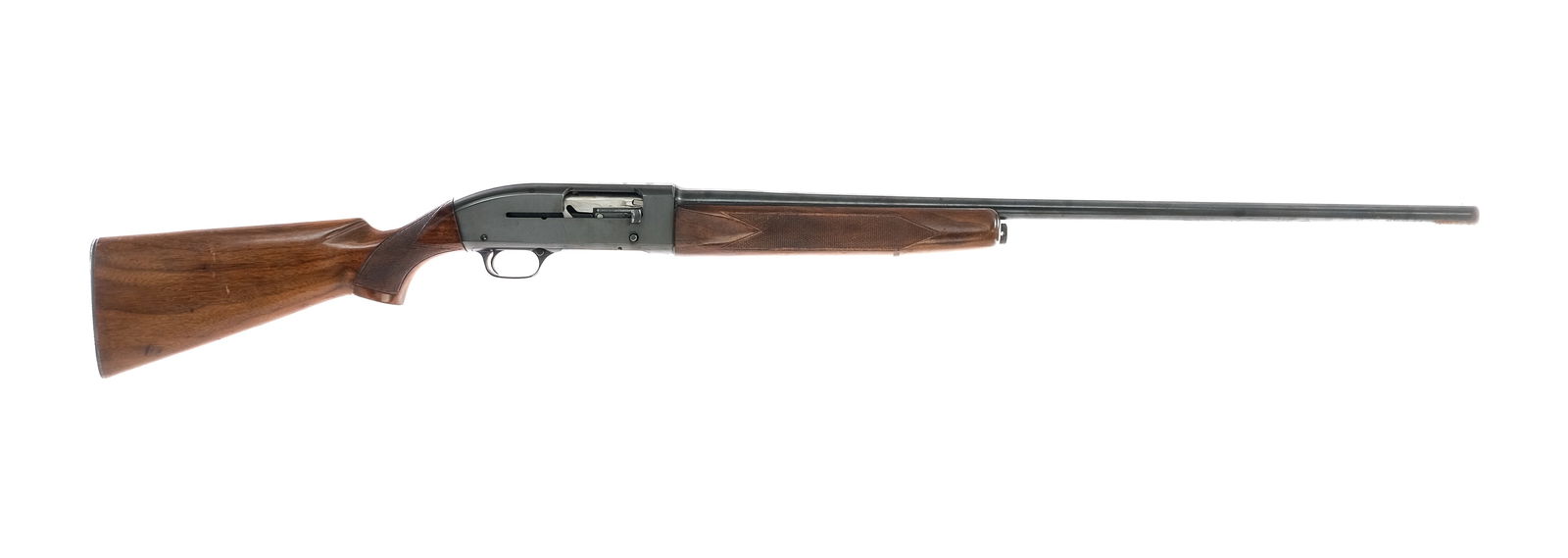 1958 Winchester 50 12Ga Semi Auto Shotgun: Description **Update** This shotgun is chambered in 12 gauge not 20 gauge... Winchester model 50 chambered in 12 gauge for 2 3/4" shells with a integral tube magazine and a 30" barrel with a fixed ful