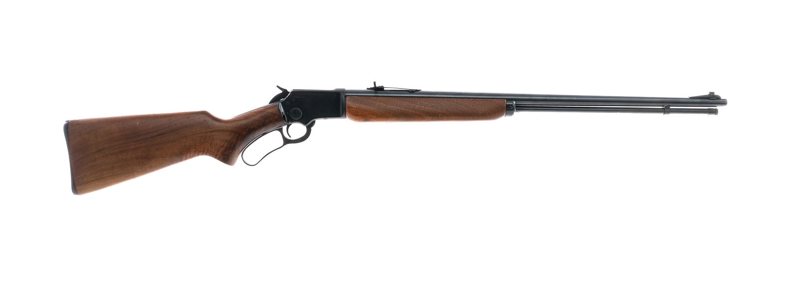 Marlin 39A Take-Down .22 Lever Action Rifle: Description Marlin Model 39-A Take-Down in .22 Short, Long or Long Rifle with a varied capacity and a 24" barrel. Checkered composite butt plate. Smooth wood stock and front forend. Blued hand lever,