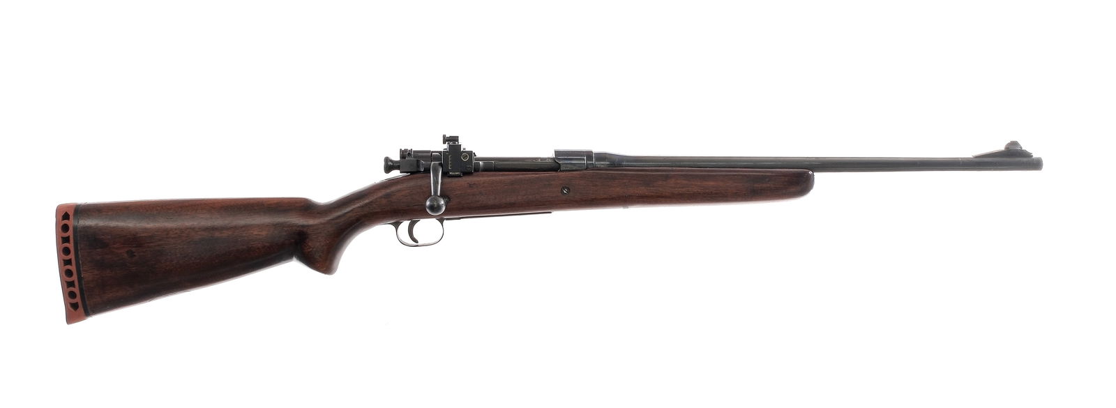 Sporterized Remington 03-A3 .308 Win: Description Sporterized Remington U.S. Model 03-A3 bolt action rifle chambered in .308 Winchester with a 18" barrel and a five round integral magazine. Completely refinished bolt, frame, barrel, magaz