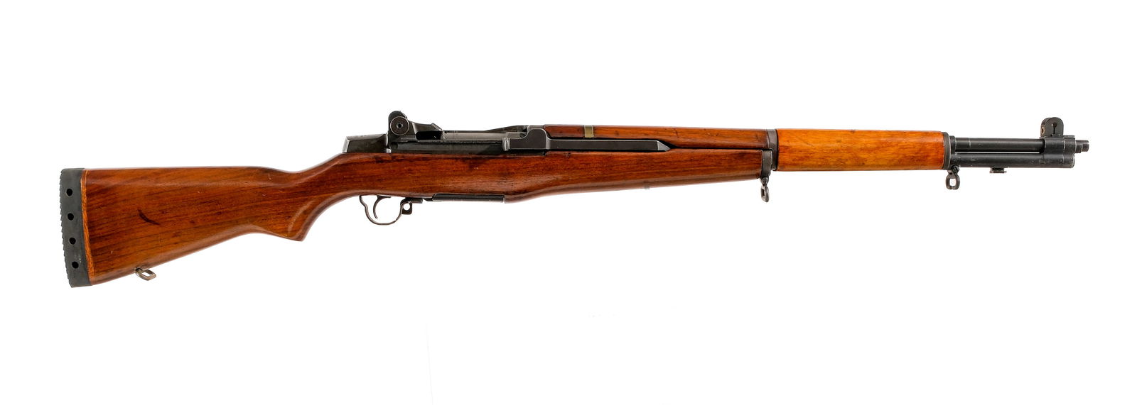 H&R M1 Garand .30-06 Rifle: Description Harrington & Richardson M1 Garand chambered in .30-06 Springfield with a eight round internal clip fed magazine and a 24" national match barrel. Both the barrel and receiver are manufactur