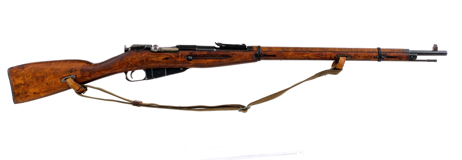 Tikka M91 Mosin Nagant 7.62x54mmR Bolt Rifle: Description Finnish Tikka Arsenal M91 (Model of 1891 Infantry Rifle) in 7.62x54mmR with a five round capacity and a 29" barrel. No visible import mark found on this rifle. Blued metal butt plate. Smoo