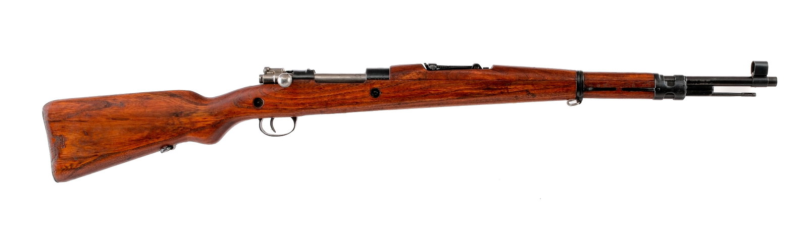 Yugoslavian M24/47 8mm Mauser Bolt Action Rifle: Description Yugoslavian M24/47 chambered in 7.92x57mm (8mm Mauser) with a five round internal magazine and a 24" barrel. Imported by Century Arms C.A.I., marked on the right side of the barrel. Blued 