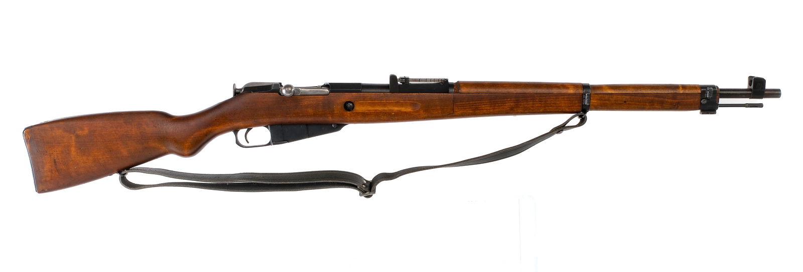 VKT Mosin Nagant M39 7.62x54R Bolt Rifle: Description VKT Finnish Mosin Nagant Model 39 in 7.62x54mmR with a five round capacity and a 27" barrel. Import marked on the muzzle end of barrel: C.A.I. ST. ALB VT. B, marked Belgian made barrel. SA