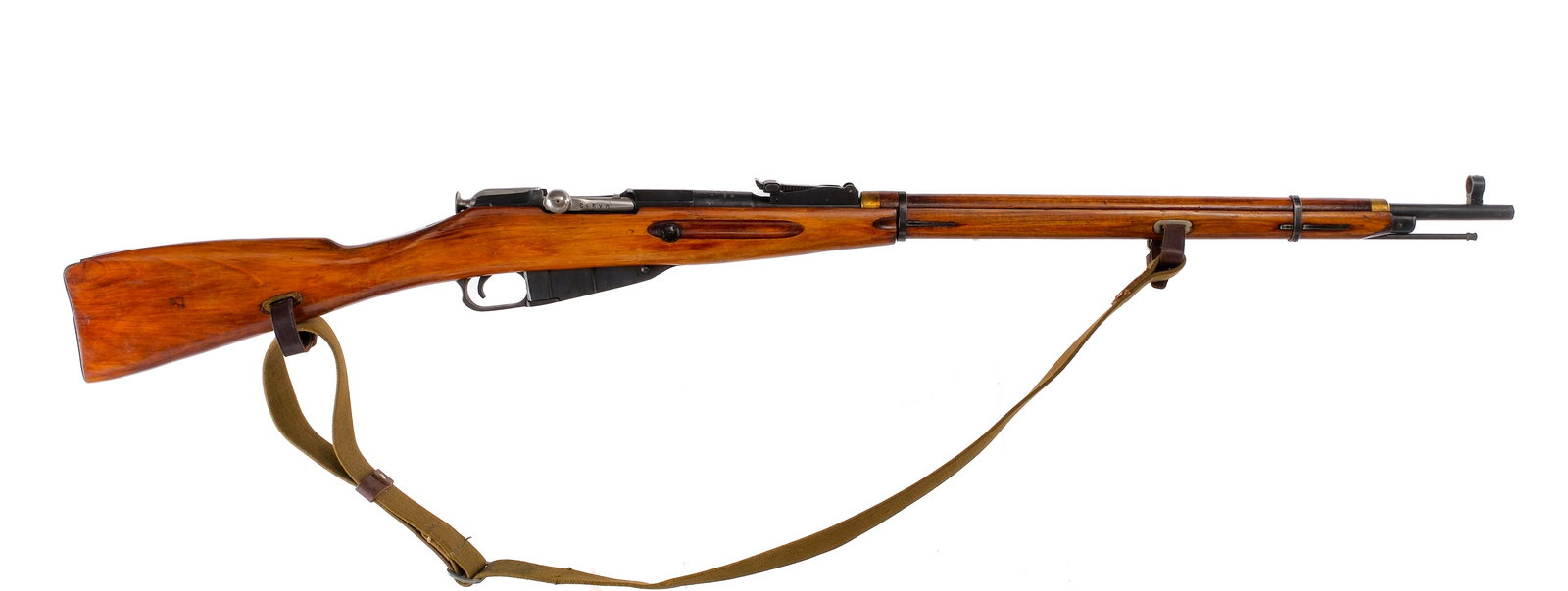 Izhevsk M91/30 Mosin Nagant 7.62x54r Bolt Action: Description Izhevsk M91/30 Mosin Nagant chambered in 7.62x54r with a five round internal magazine and a 28 3/4" barrel. Originally manufactured in 1926 and imported by Century Arms C.A.I., marked on t