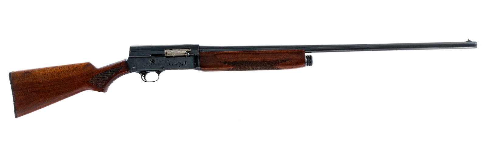 Remington 11 12Ga Semi Auto Shotgun: Description Remington Model 11 in 12 gauge 2 3/4" with a four round capacity and a 30" FULL fixed choke barrel. Made in Ilion New York. Serrated composite butt plate. Checkered wood stock and front fo