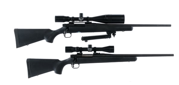 Mossberg Rifles 2Pcs Lot Bolt Action Rifle