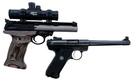 Estate Pistol .22 LR Lot 2Pcs Pistols