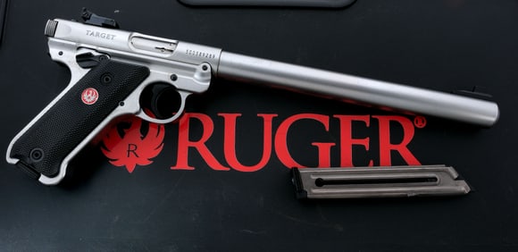 Ruger MK IV Target .22LR Semi Auto Pistol