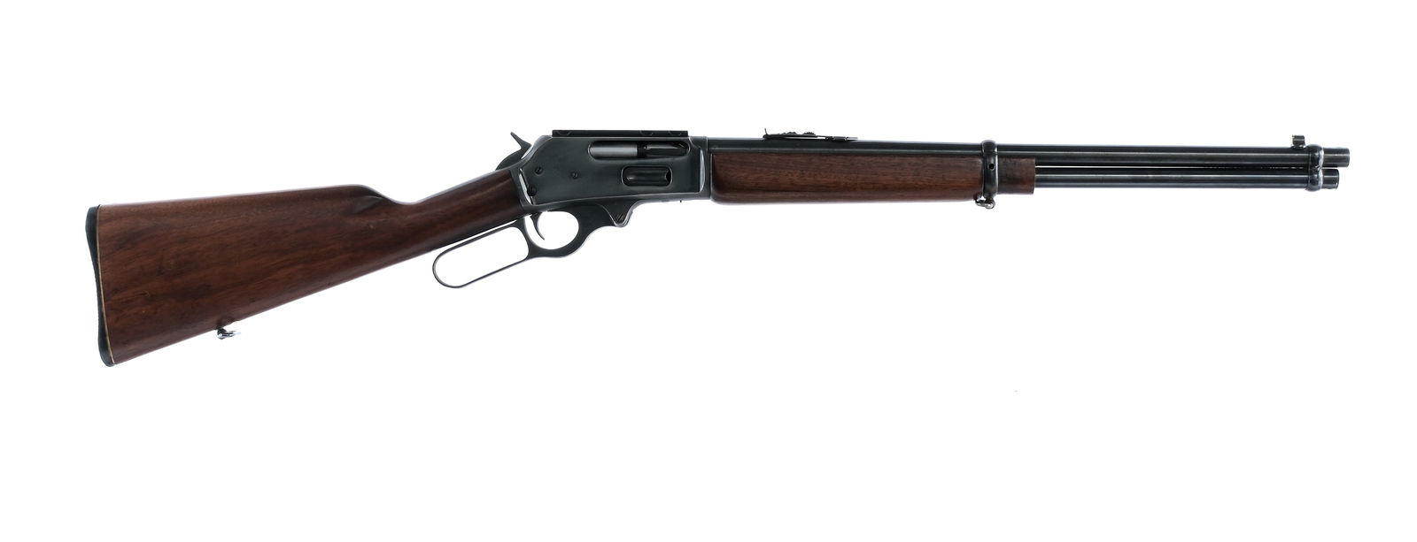 Marlin 336RC .35 Rem Lever Action Rifle: Description Marlin Model 336RC in .35 Remington with a six round capacity and a 20" barrel. Made in New haven Connecticut. Checkered black composite butt plate. Smooth wood stock and front forend. Blu