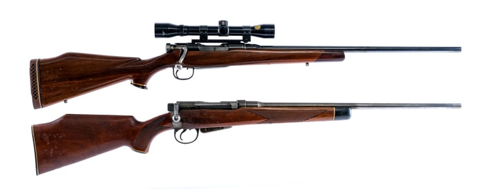 Sporterized Rifles 2Pcs Lot Bolt Action Rifle