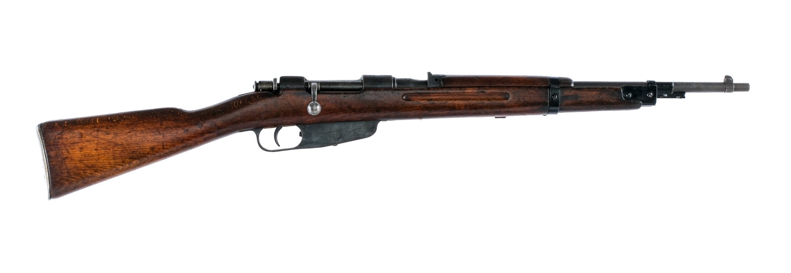 R.E. Terni M91/38 Carcano 6.5x52mm Bolt Rifle: Description R.E. Terni Model 91/38 Carcano Fucile Corto (Short Rifle) in 6.5x52mm with a six round capacity and a 21" barrel. Import marked on the underside of the barrel at the muzzle end, C.A.I. Geo