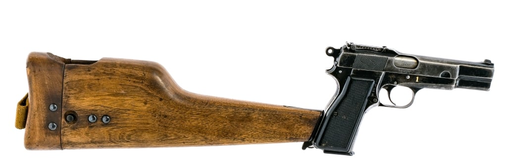 Inglis MK I* Hi Power 9mm Semi Auto Pistol: Description Chinese contract Inglis MK I* Hi Power chambered in 9mm with one, thirteen round removable magazine and a 4.7" barrel. Manufactured in Canada and imported by C.A.I., marked on the right si