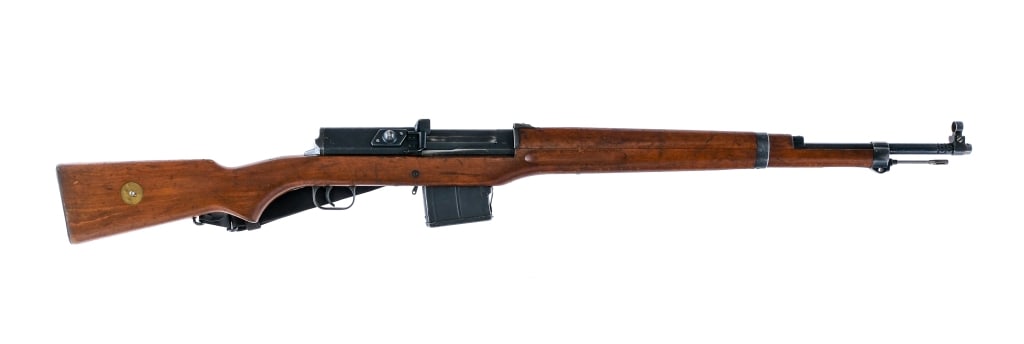 Carl Gustafs Stads AG M42 6.5x55mm Semi Rifle: Description Swedish Carl Gustafs Stads Ljungman Ag m/42 chambered in 6.5x55mm with one, ten round removable box magazine and a 24.5" ported barrel. Manufactured in 1945 and imported by C.A.I. ST ALB V