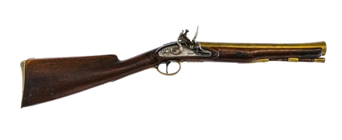 19th Century Calderwood Flintlock Blunderbuss