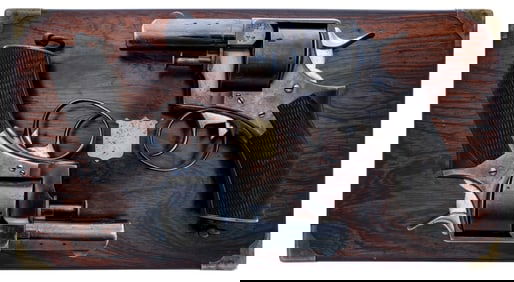 Cased David Bentley Webley RIC Set .442 Revolver