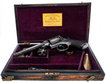 Cased Deane Adams & Deane .442 Percussion Revolver