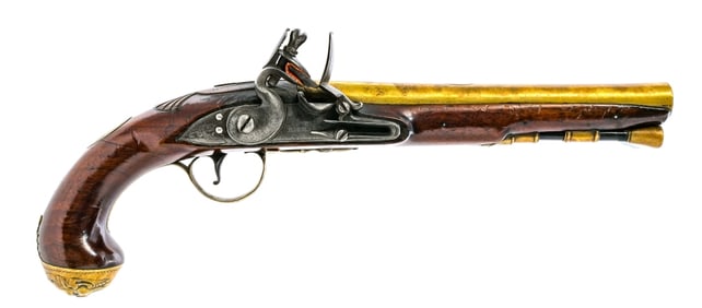 T. Richards English Flintlock Pistol
