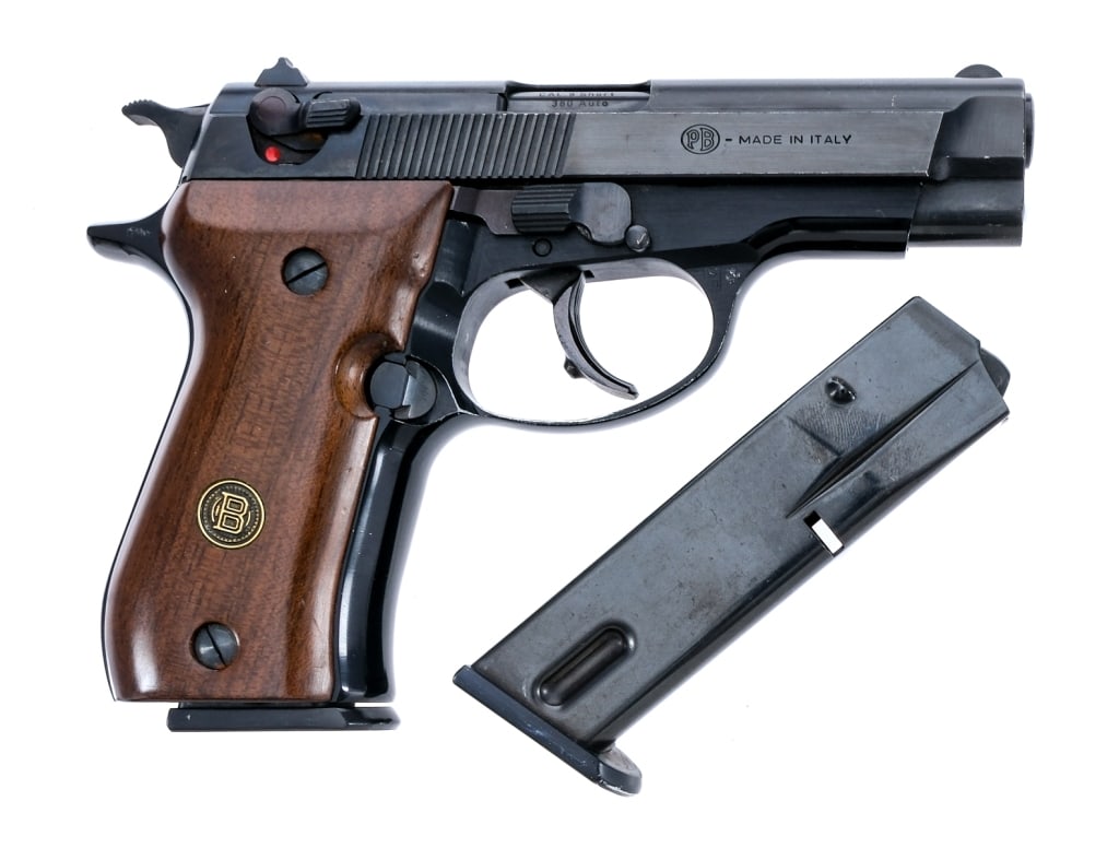 Beretta Browning BDA .380 ACP Semi Auto Pistol: Description Browning BDA-380 chambered in .380 ACP with two, thirteen round removable magazines and a 3.8" barrel. Manufactured in Italy by Beretta and imported by Browning. Black finished alloy frame