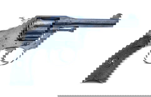 Colt Police Positive .38 New Police Revolver: Description Colt Police Positive in .38 New Police with a six round capacity and a 4" barrel. Made in Hartford Connecticut in 1917. Checkered hard rubber grip plates with matching serial number in pen