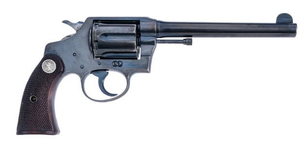 Colt Police Positive "PD Marked" .38 Spl Revolver: Description Colt Police Positive in .38 Special with a six round capacity and a 6" barrel. Made in Hartford Connecticut in 1922. The bottom of grip frame is marked: D.P.D. No. 14. Formally marked for