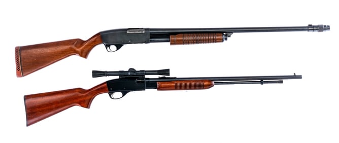Shotgun/Rifle .22/12Ga 2Pcs Lot Pump Action Rifle