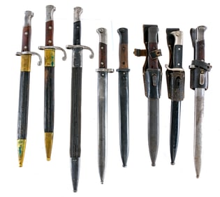 German Mauser Bayonet Lot 8 Blades
