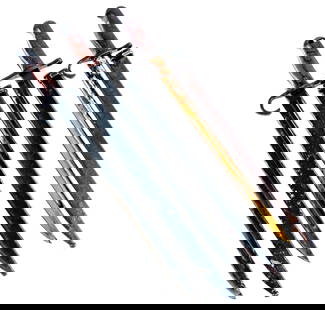 Japanese Type 30 Bayonets 3 Pcs Lot Bayonet: Description This lot is for three Japanese Type 30 Arisaka bayonets with scabbards. Includes two hooked quillon types from the Tokyo Arsenal and one straight quillon type from Toyoda Jidoshoki Seisaku