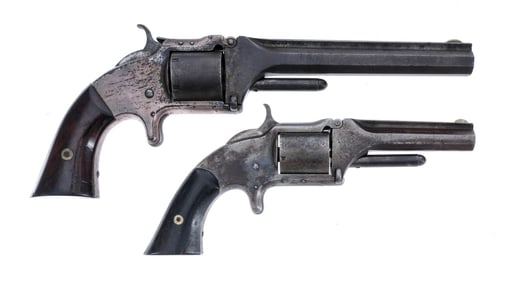 Smith & Wesson .32 RF Long 2 Pcs Lot Revolver