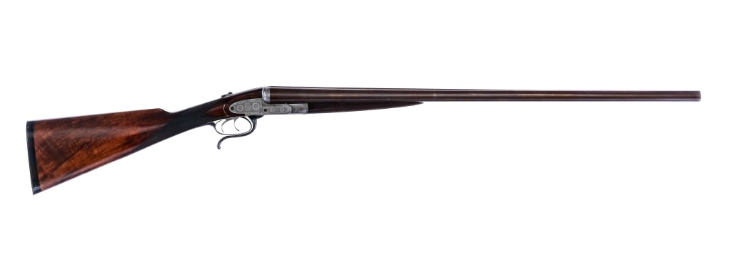 Joseph Lang & Son Underlever SxS 12Ga Shotgun: Description joseph Lang & Son Double Barrel Underlever chambered in 12 gauge for 2 1/2" shells with 29" browned Damascus steel barrels with smooth rib. "2" Is marked on the rear of the barrel rib. The