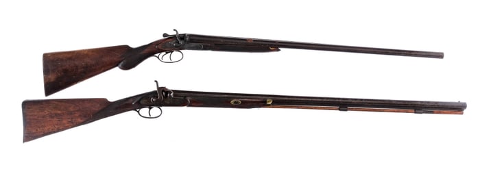Antique Percussion Rifle/Shotgun Combo Lot