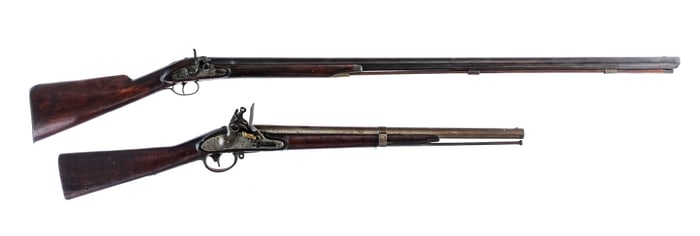 Black Powder Muzzle Loader Muskets 2 Pcs Lot Rifle