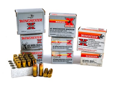 Winchester Super X .45 Win Mag Ammo 159 Rds