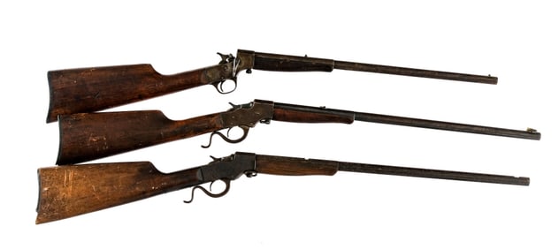 J. Stevens .32 Short/Long 3 Pcs Lot Rifle