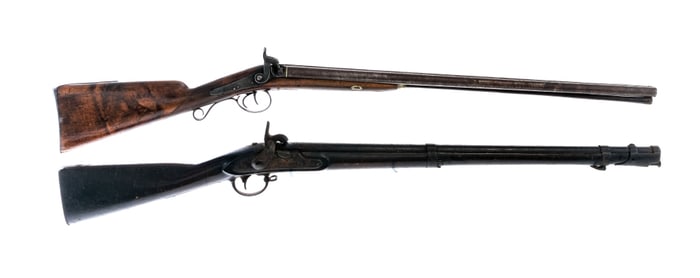 Black Powder Shotgun / Rifle 2 Pcs Lot Rifle