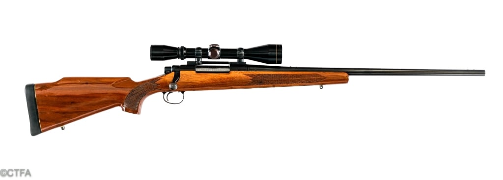Remington 700 7mm Rem Mag Bolt Action Rifle: Description Remington 700 chambered in 7mm Remington Magnum with a three round internal magazine and a 24" barrel. Blued barrel, receiver, bolt handle, trigger, and trigger guard. The receiver is dril