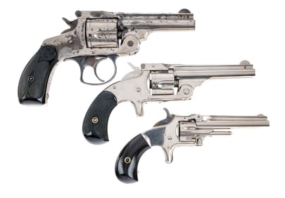 S&W Antique Revolver Lot 3 Pcs
