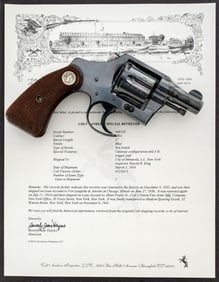 Fitz Special Colt Bankers Special .38 S&W Revolver