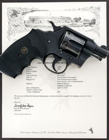 WWII U.S. Colt Commando .38 Spl Revolver