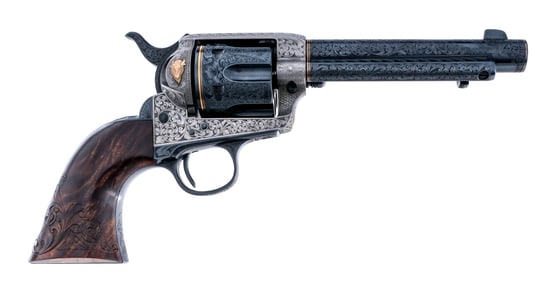 John Warren Engraved Colt Frontier .44-40 Revolver