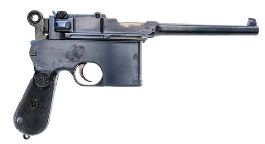 1900 Mauser C96 Flatside 7.63mm Semi Auto Pistol