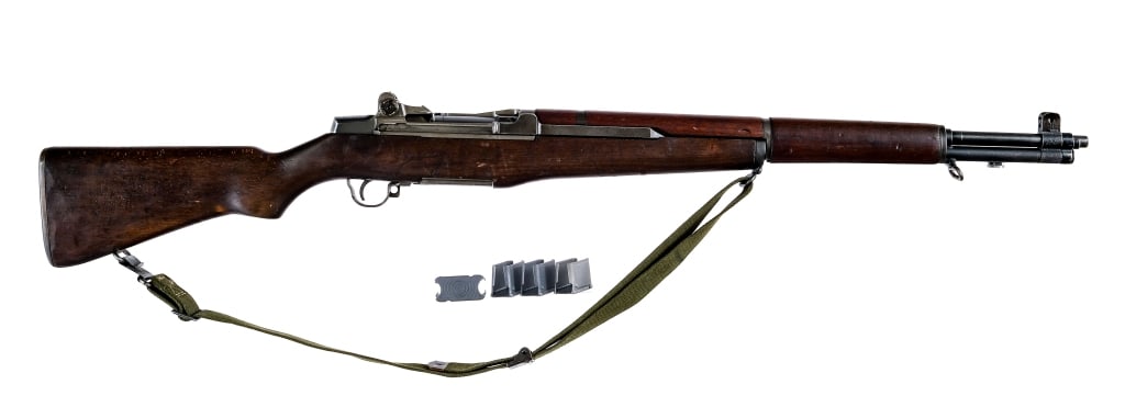 Springfield Armory M1 Garand .30-06 Rifle: Description World War 2 Springfield Armory M1 Garand chambered in .30-06 with an eight round en bloc clip fed internal magazine and a 24" barrel. The barrel is Springfield Armory made and dated 1951.