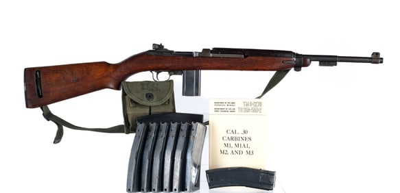 WWII 1943 IBM Corp M1 Carbine .30 Carbine Rifle