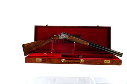 Angelo Bee Engraved Perazzi Custom 12 Ga Shotgun