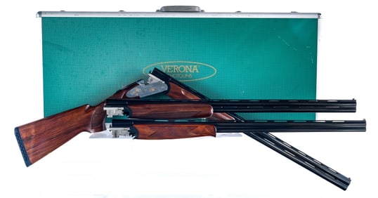 Verona Superposed Three Barrel Set O/U Shotgun