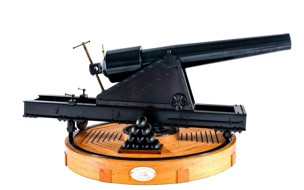 Kunze Seacoast Artillery 1861 1/6 Scale Parrott: Description Only a handful made under the Seacoast artillery name by Tracy Kunze and Michael Couture. Seacoast Artillery Company Model 1861 Parrott Rifle measuring in at the bore 27.5mm and a 25.5" ba